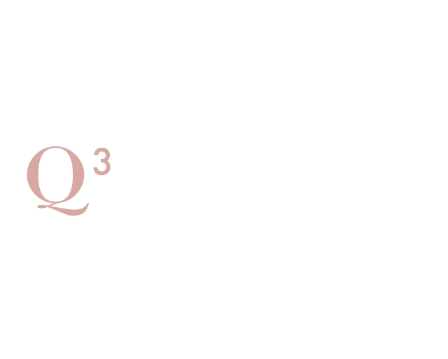 Quartier East Q³ Logo - farbig